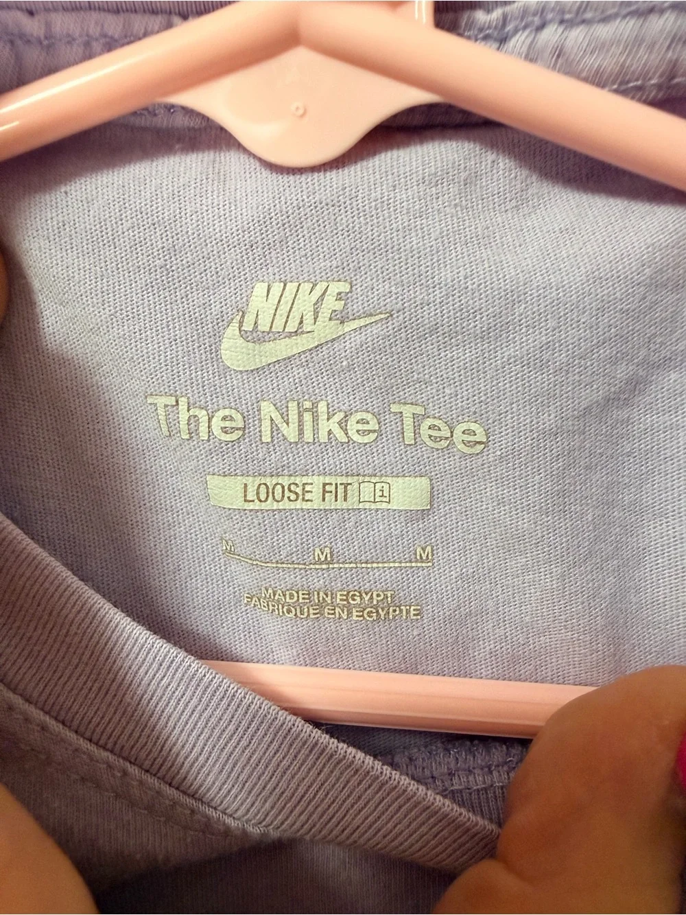 Nike Kids Pale Blue Tee with Light Logo